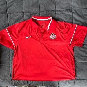 Official Ohio State team polo dri fit size large
